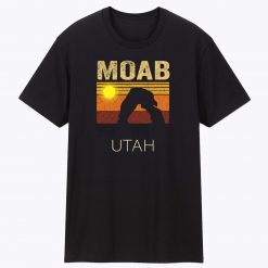 Moab Utah Retro Sunset Sunset Adventure Wanderlust Travel Outdoor T Shirt