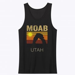 Moab Utah Retro Sunset Sunset Adventure Wanderlust Travel Outdoor Tank Top
