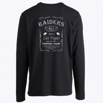 Oakland Raiders JD Whiskey Football Whisky Longsleeve