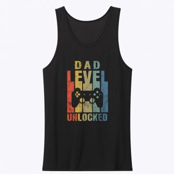 Pregnancy Announcement Dad Level Unlocked Soon To Be Tank Top
