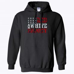Red And White Boozy Unisex Hoodies