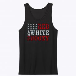 Red And White Boozy Unisex Tank Top