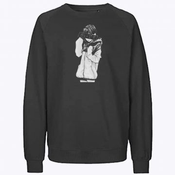 Sad Japanese Aesthetic Graphic Anime Sweatshirt