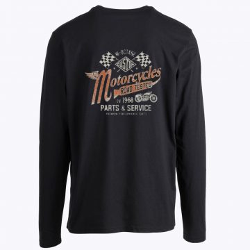 Vintage Motorcycle Road Tester Long Sleeve Tee