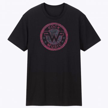 Weezer Logo Retro Rock Music T Shirt