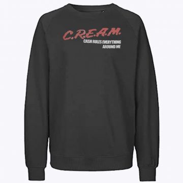 Wu Cream Hip Hop Old School Sweatshirt