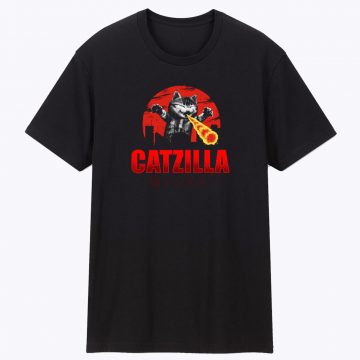 Catzilla Cat Feline Meow Kittens Japan Kawaii Kaiju Unisex T Shirt