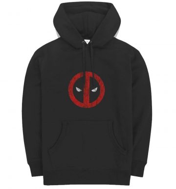 Deadpool Craquage Masque Logo Hoodie