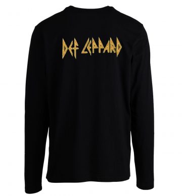 Def Leppard Distressed Classic Logo Longsleeve