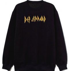 Def Leppard Distressed Classic Logo Sweatshirt