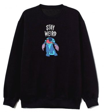 Disney Lilo Stitch Stay Weird Lick Sweatshirt