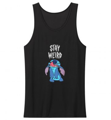 Disney Lilo Stitch Stay Weird Lick Tank Top