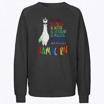 Funny Cute Llama Unicorn Sweatshirt
