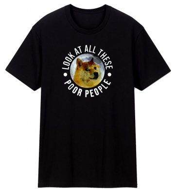 Funny Dogecoin Moon Doge Hodl To The Moon Funny Crypto Meme T Shirt