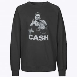 Johnny Cash Finger Salutes Sweatshirt