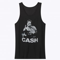 Johnny Cash Finger Salutes Unisex Tank