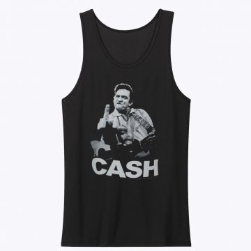 Johnny Cash Finger Salutes Unisex Tank