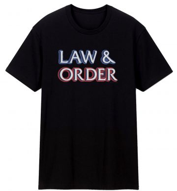 Law And Order Logo T Shirt