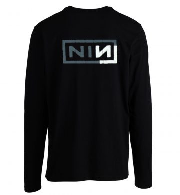 Nine Inch Nails Grey White Longsleeve