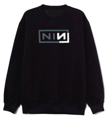 Nine Inch Nails Grey White Sweatshirt