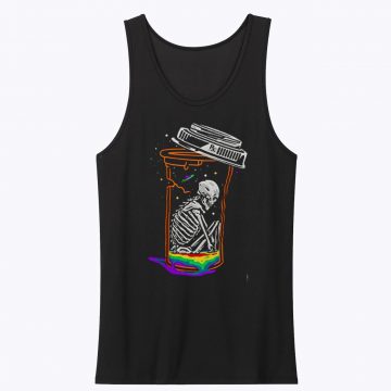 Skull In Trash Am Unisex Tank