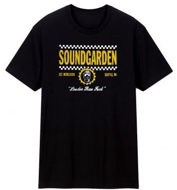 Soundgarden Checkers Spring Tour 2013 T Shirt