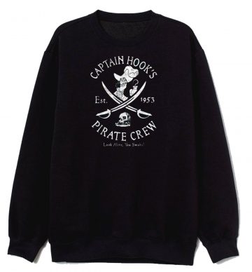 Villains Captain Hook Pirate Crew Est 1953 Sweatshirt