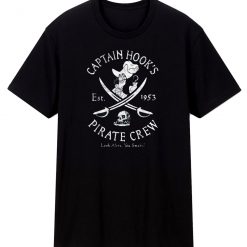 Villains Captain Hook Pirate Crew Est 1953 T Shirt