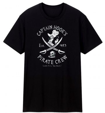 Villains Captain Hook Pirate Crew Est 1953 T Shirt