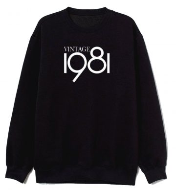 Vintage 1981 Sweatshirt