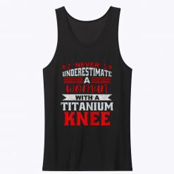 Womens Funny Knee Replacement Knee Recovery Unisex Tank