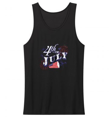 4th of July Fireworks Tank Top