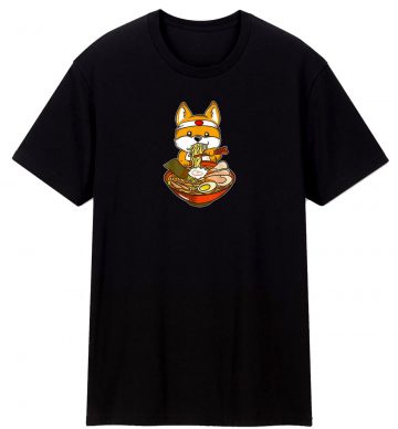 Kawaii Japanese Anime Shiba Inu Ramen T Shirt