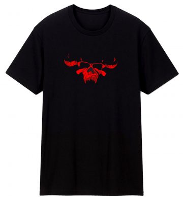 The MisfiDanzig Demon Red Skull T Shirt