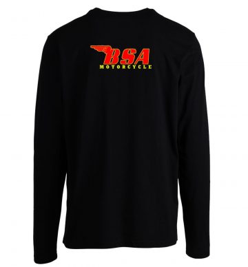 Bsa Motorcycle Classic Logo Long Sleeve