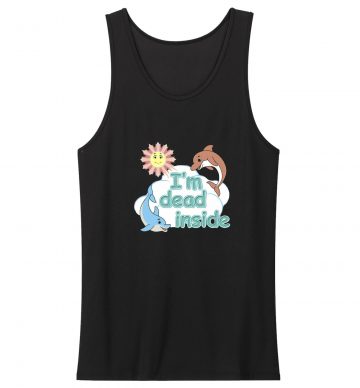 Cheerful Dolphins And Sunshine Tank Top