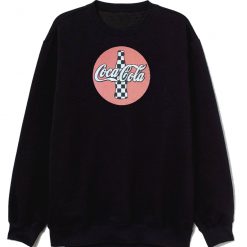 Coke Coca Cola Logo Checkered Vintage Sweatshirt