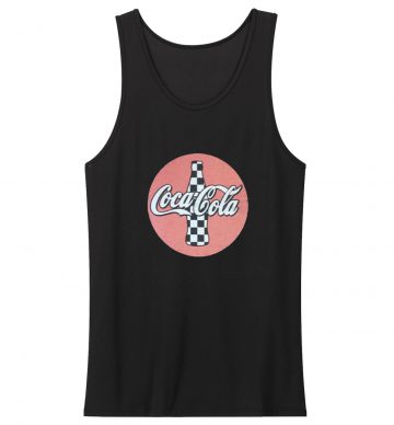 Coke Coca Cola Logo Checkered Vintage Tank Top