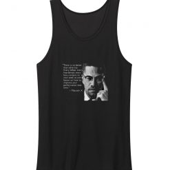 Malcolm X Quotes Tank Top