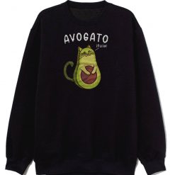 Avocado Cute Funny Cat Sweatshirt