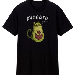 Avocado Cute Funny Cat T Shirt