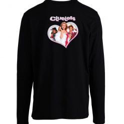 Clueless Chers Trio Sparkle Heart Poster Long Sleeve