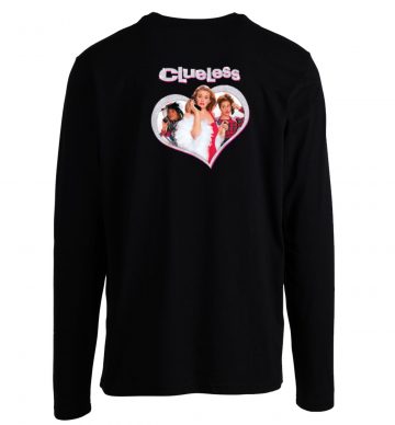 Clueless Chers Trio Sparkle Heart Poster Long Sleeve