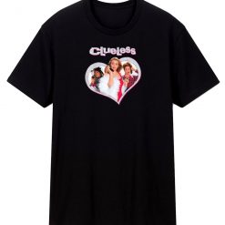 Clueless Chers Trio Sparkle Heart Poster T Shirt