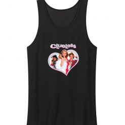 Clueless Chers Trio Sparkle Heart Poster Tank Top