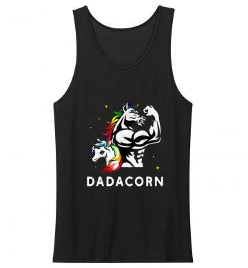 Dadacorn Daddy Unicorn Tank Top
