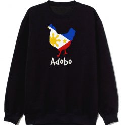 Funny Filipino Chicken Adobo Philippines Flag Sweatshirt