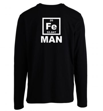 Iron Man Fe Periodic Table Long Sleeve