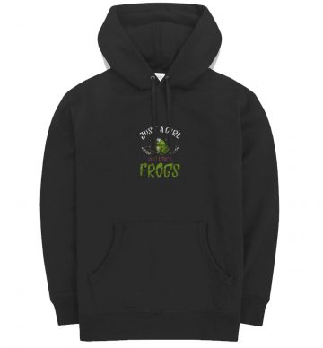 Just A Girl Who Loves Frogs Cute Hoodie