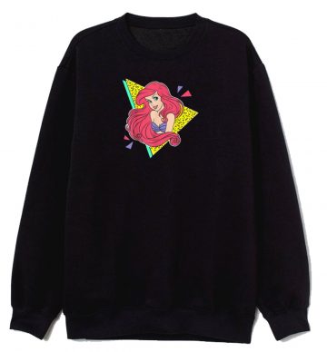 Little Mermaid Ariel Retro 80s Sweatshirt